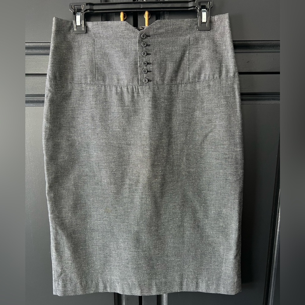 Le Chateau Charcoal Pencil Skirt